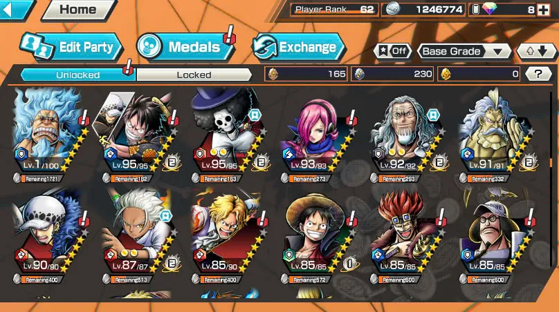 BR487-IOS+Android-Hyber Boost 68+Kid Law Full Boost+4 Ex Max 11K Power(Shank v4+Lucci+Luffy Gear 5)+Vip Medal+Support 163%+Uta Max+Ulti Max+Brook+S-Hawk+Rayleigh+Yasopp+Karasu+Noland+Sanji