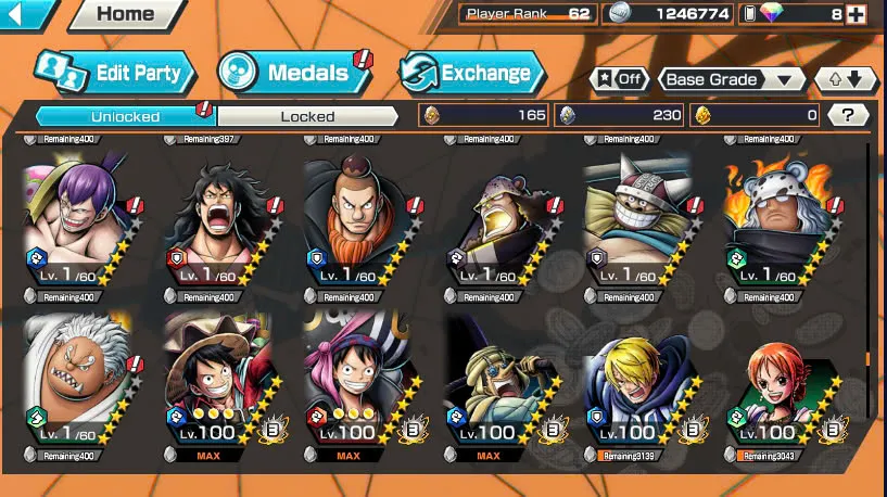 BR487-IOS+Android-Hyber Boost 68+Kid Law Full Boost+4 Ex Max 11K Power(Shank v4+Lucci+Luffy Gear 5)+Vip Medal+Support 163%+Uta Max+Ulti Max+Brook+S-Hawk+Rayleigh+Yasopp+Karasu+Noland+Sanji