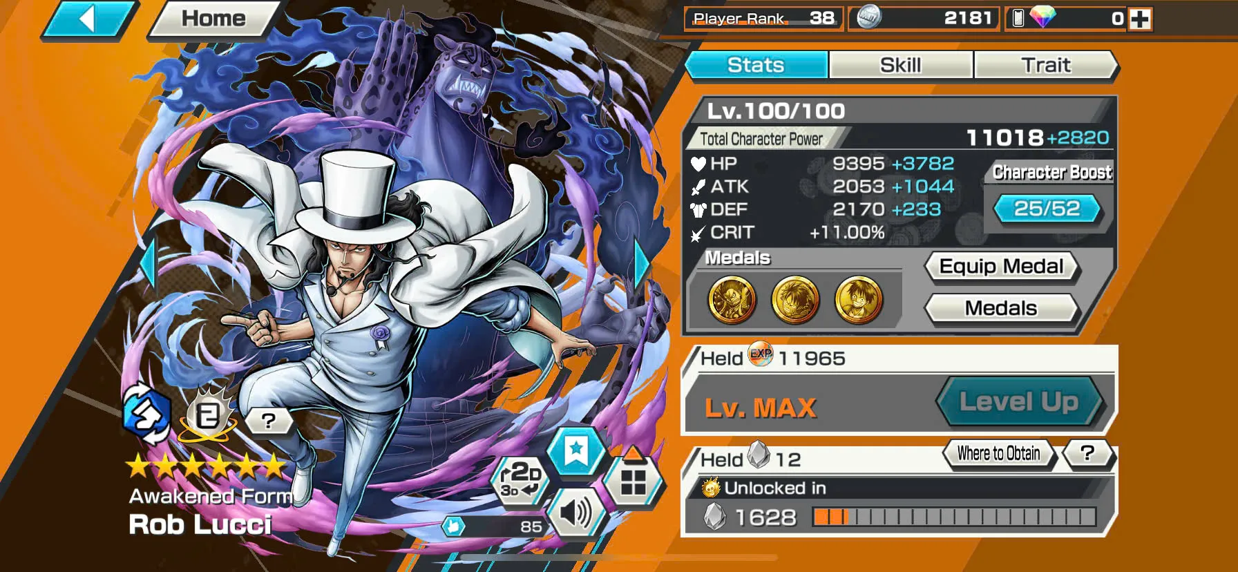 BR486-IOS+Android-Hyber 11-3 Ex Max 11k Power(Lucci+White Beard+Zoro)+Good Medal(Color Medal)+Support 153%+Carrot Boost 3+Rayleigh Max+Uta v3+Sasaki Max+Who Who+King+Egghead Zoro
