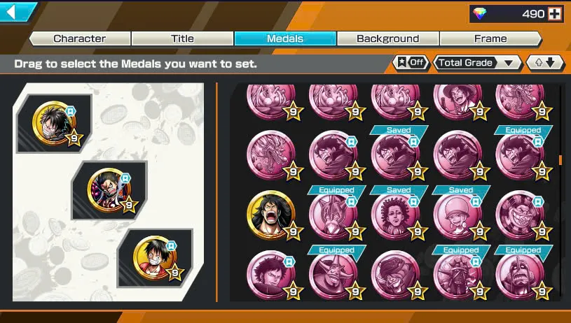 BR490-Android-Hyber Boost 66+490 Diamond RD+12 Ex(Zoro Full Boost+Kuzan+Lucci+Snake+Roger v1+Kaido+Gear 5+Roger v2+Luffy+Yamato v2+Kid Law+Shank v2)+Vip Medal+Support 165%+Many Bounty Festival Max+Strong Account