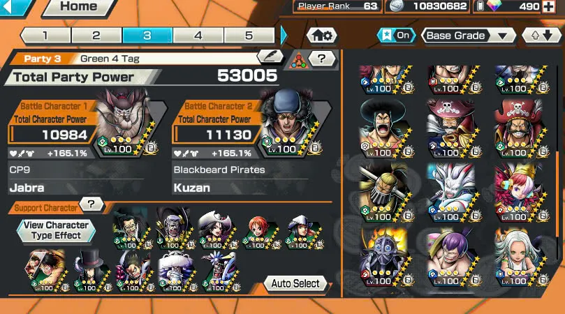 BR490-Android-Hyber Boost 66+490 Diamond RD+12 Ex(Zoro Full Boost+Kuzan+Lucci+Snake+Roger v1+Kaido+Gear 5+Roger v2+Luffy+Yamato v2+Kid Law+Shank v2)+Vip Medal+Support 165%+Many Bounty Festival Max+Strong Account