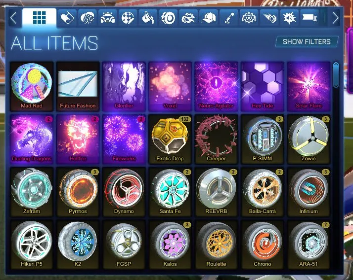 STOCK590 //Fennec, 130 Exotic/205 Deluxe Drops, Mad Rad, Dueling Dragons, Zomba, 40+ BMs