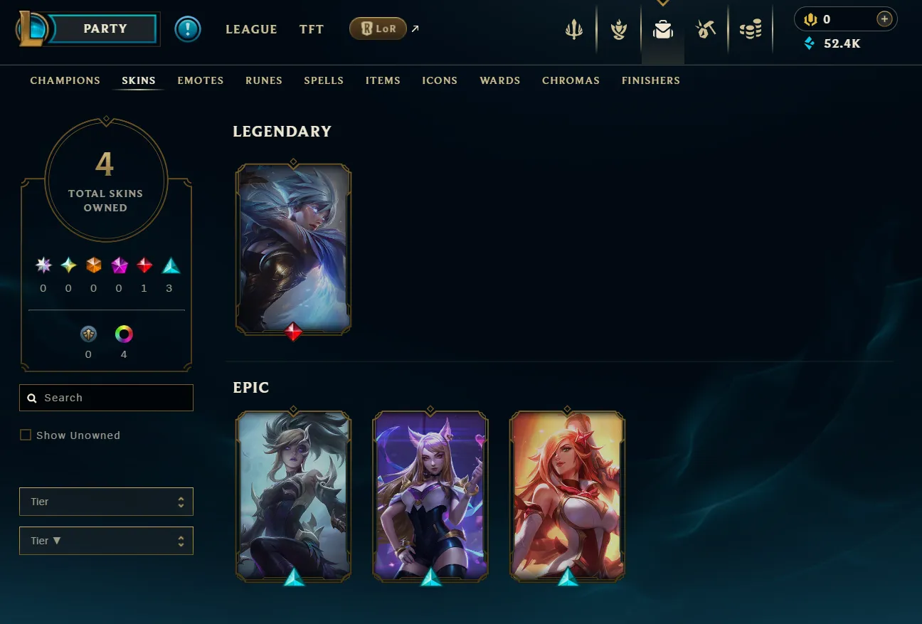 EUW S16 Split 1⚡Lvl 30⚡HandLeveled ARAM⚡10 Normal Done⚡52.4K BE ⚡Ranked Ready⚡Changeable Name⚡Ready For Ranked